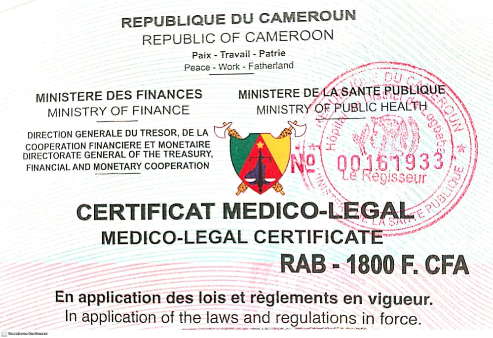 Les Certificats Médicaux  MEDCAMER  Médecins du Cameroun